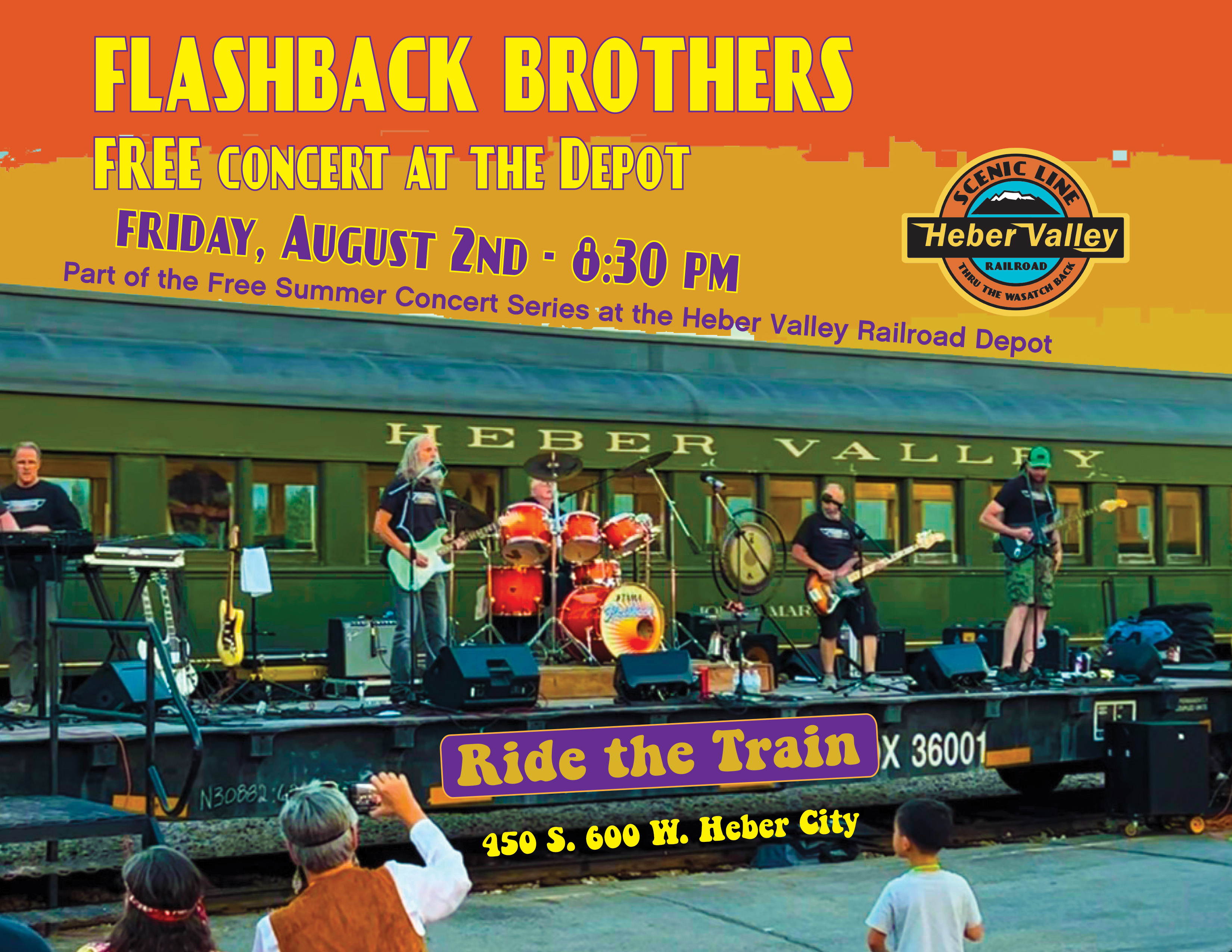 FREE Flashback Brothers Concert – Heber Valley Railroad