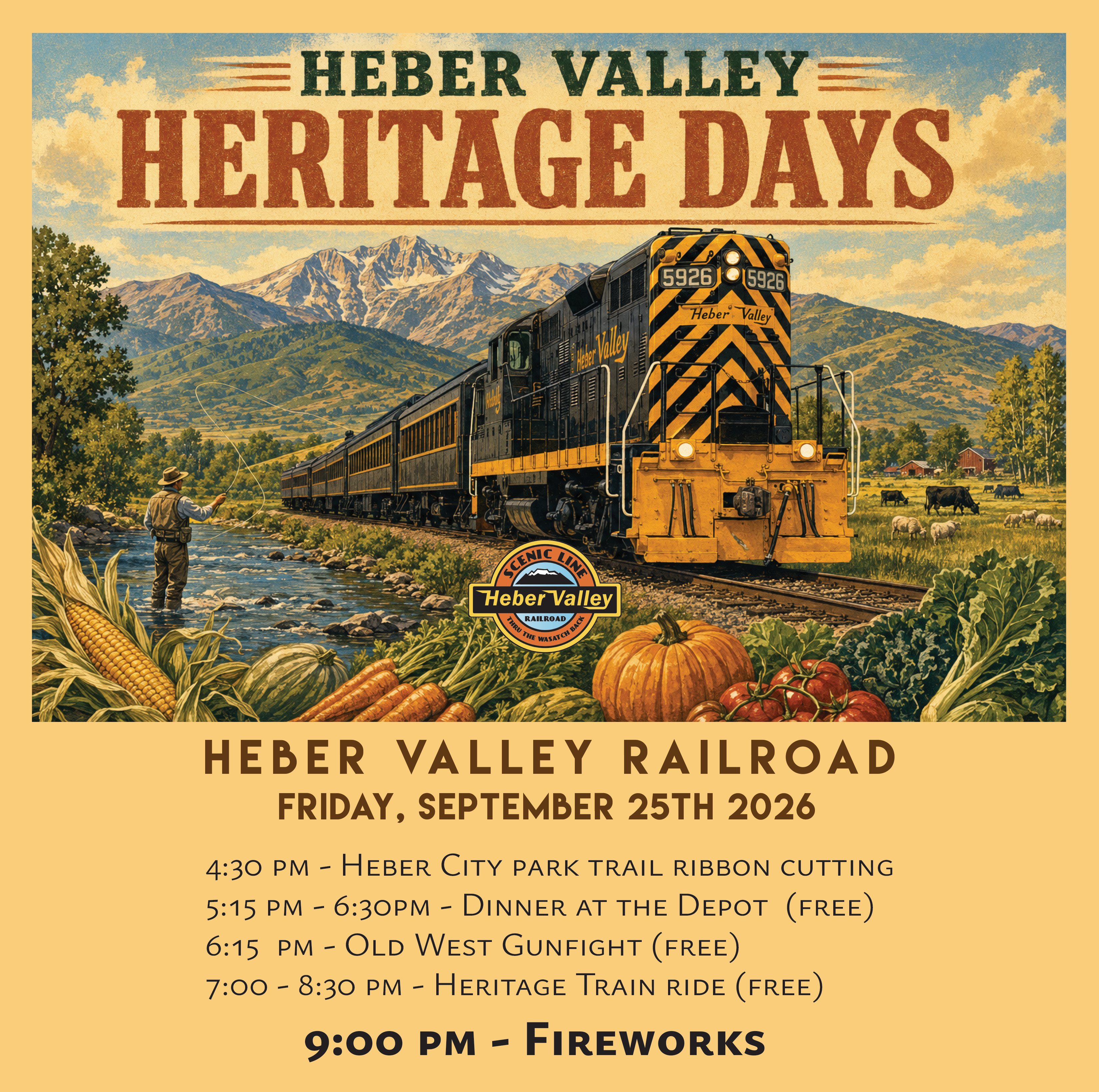Heritage Days Train 2026 header
